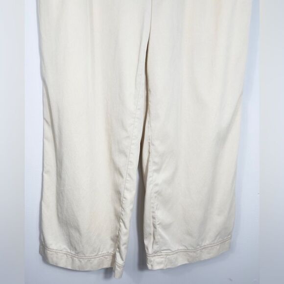 SANCIA The Alys Pleated Cream Ivory High Waisted Trouser Pant - Picture 7 of 12